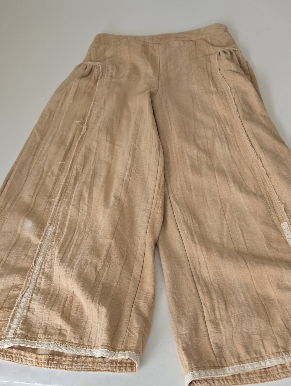 POL Linen Cotton Ultra Wide-Leg Pants Size M - Picture 14 of 16